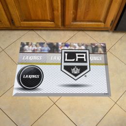 Los Angeles Kings Scrapper Doormat - 19" x 30" Rubber (Camo or Rink Design: Rink & Logo)