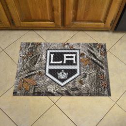 Los Angeles Kings Scrapper Doormat - 19" x 30" Rubber (Camo or Rink Design: Camo & Logo)