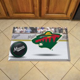 Wild Scrapper Doormat - 19" x 30" Rubber (Camo or Rink Design: Rink & Logo)