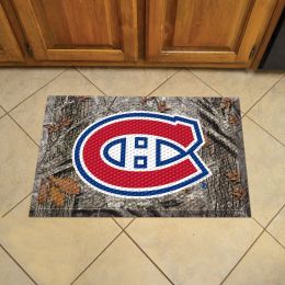 Canadiens Scrapper Doormat - 19" x 30" Rubber (Camo or Rink Design: Camo & Logo)