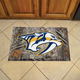 Predators Scrapper Doormat - 19" x 30" Rubber (Camo or Rink Design: Camo & Logo)