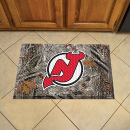 Devils Scrapper Doormat - 19" x 30" Rubber (Camo or Rink Design: Camo & Logo)