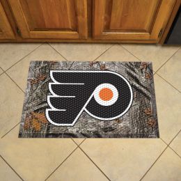 Flyers Scrapper Doormat - 19" x 30" Rubber (Camo or Rink Design: Camo & Logo)