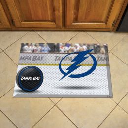 Lightning Scrapper Doormat - 19" x 30" Rubber (Camo or Rink Design: Rink & Logo)