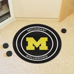 University of Michigan Ball Shaped Area Rugs (Ball Shaped Area Rugs: Hockey Puck)