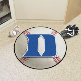 Duke "D" Logo Ball Shaped Area Rugs (Ball Shaped Area Rugs: Baseball)