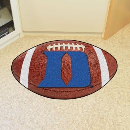Duke "D" Logo Ball Shaped Area Rugs (Ball Shaped Area Rugs: Football)