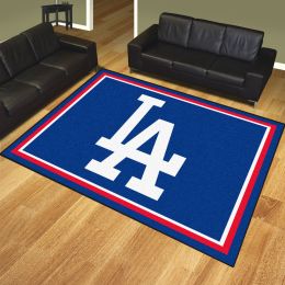 Los Angeles Dodgers Area Rug – 8 x 10 Nylon (Field & Logo: Field & Logo)