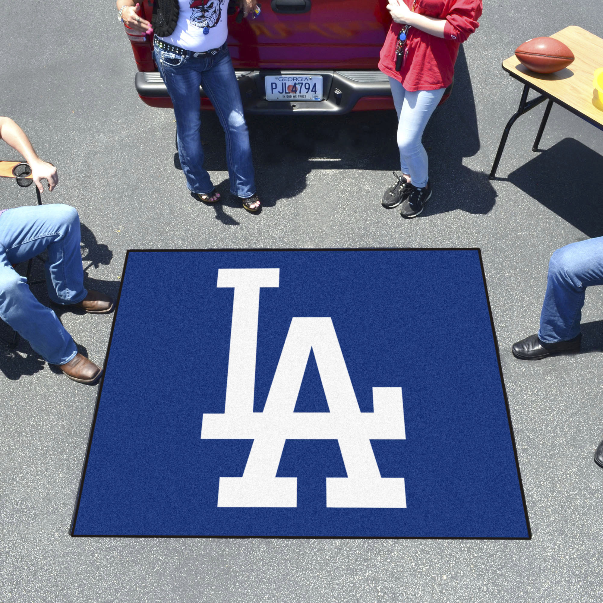 Los Angeles Dodgers Tailgater Mat – 60 x 72 (Field & Logo: Field & Logo)