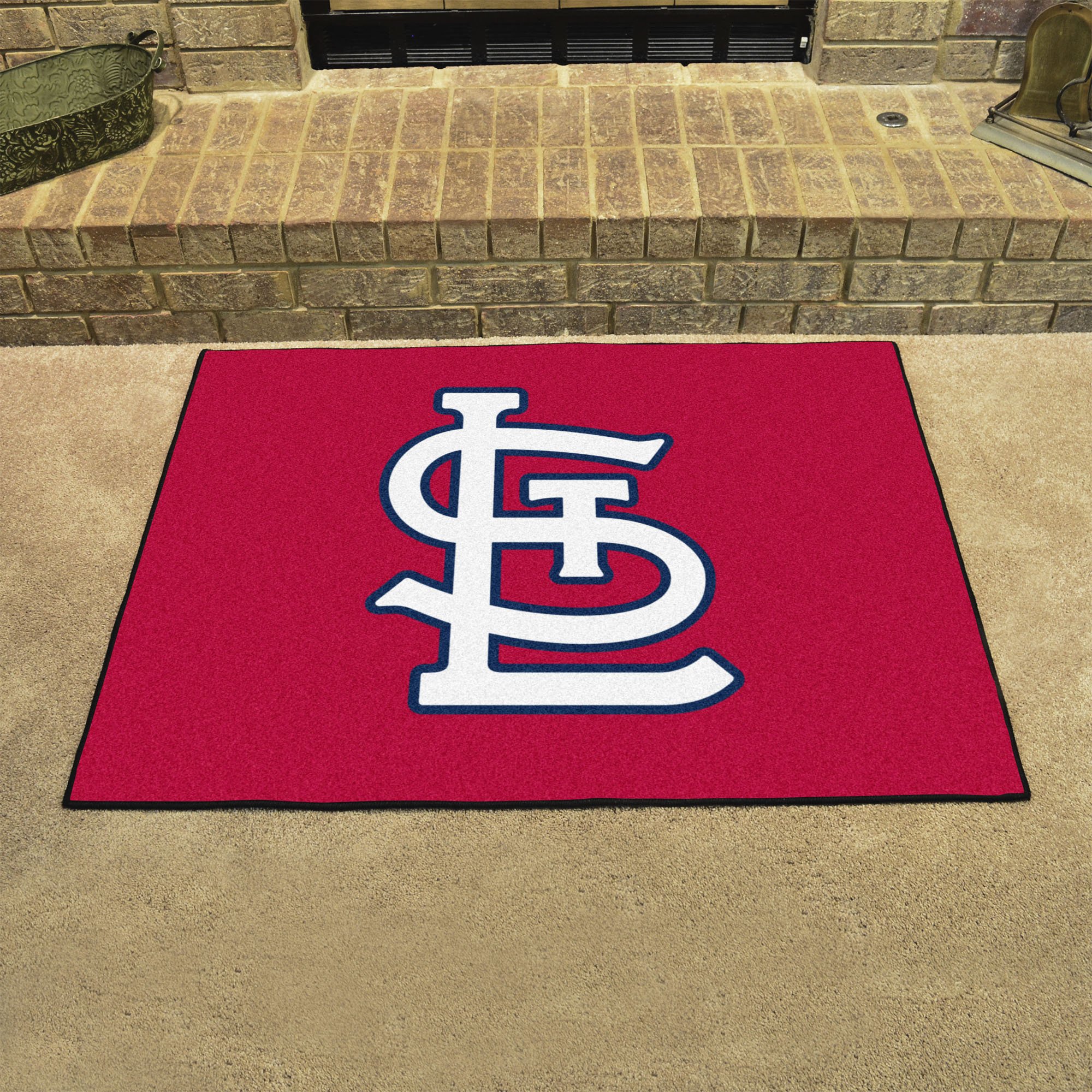 St. Louis Cardinals All Star Area Mat â€“ 34 x 44.5 (Field & Logo: Field & Logo)