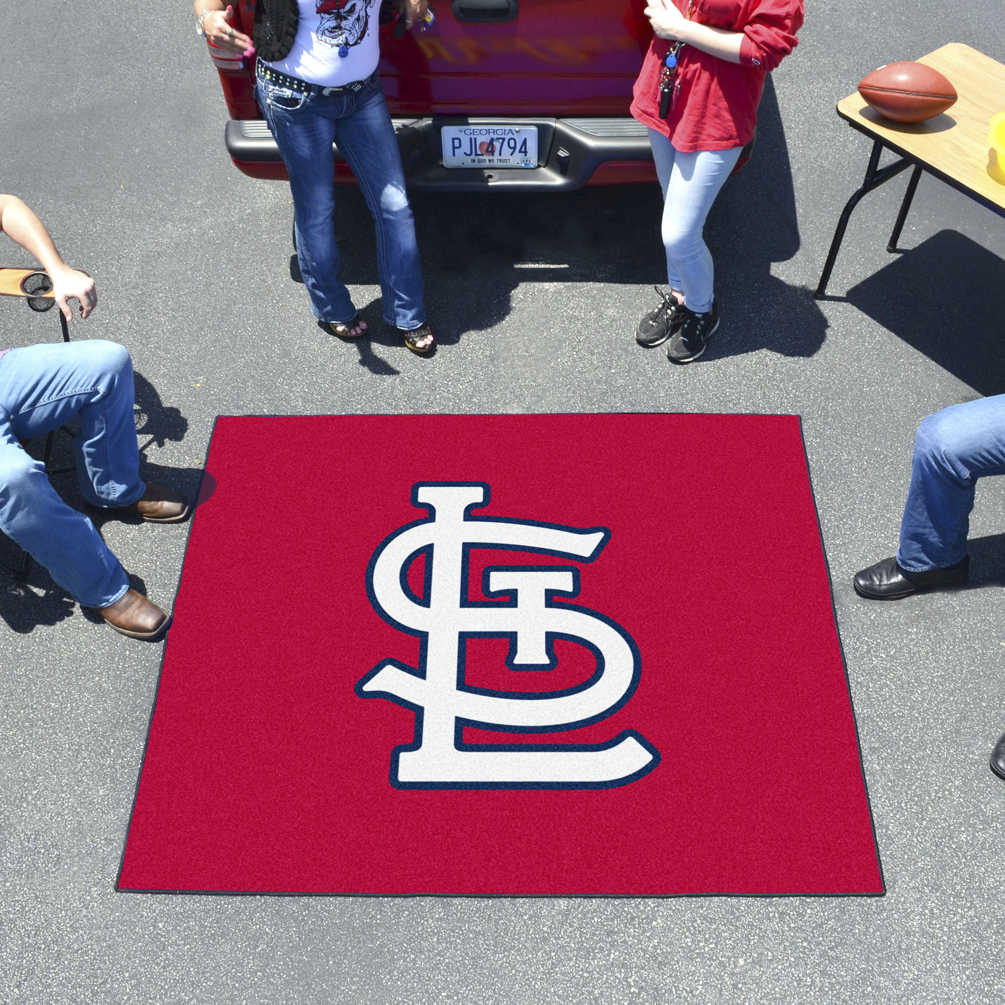 St. Louis Cardinals Tailgater Mat – 60 x 72 (Field & Logo: Field & Logo)