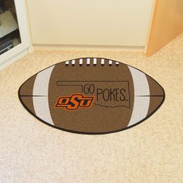 Oklahoma State University Ball Shaped Area Rugs (Ball Shaped Area Rugs: Southern Style Football)
