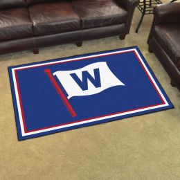 Chicago Cubs Area Rug - 4 x 6 Nylon (Field & Logo: Field & Logo)