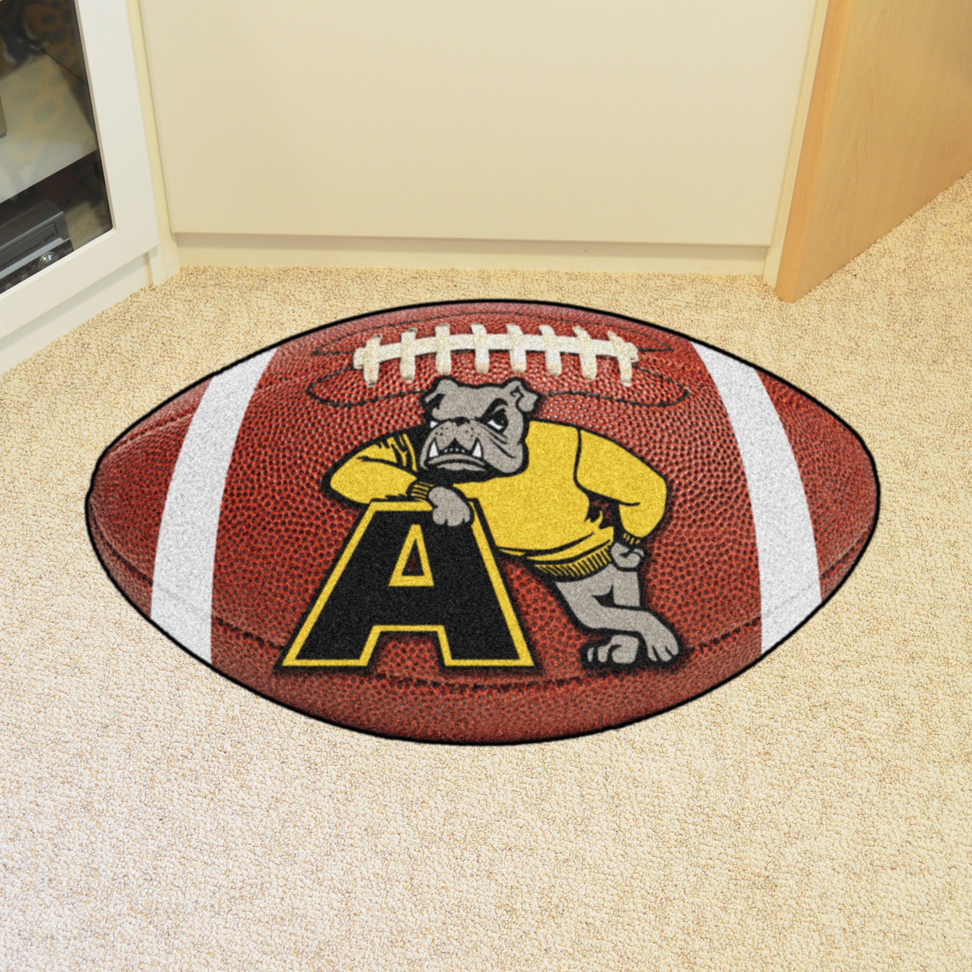 Adrian College Ball Shaped Area Rugs (Ball Shaped Area Rugs: Football)