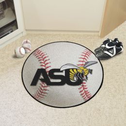 Alabama State University Ball-Shaped Area Rugs (Ball Shaped Area Rugs: Baseball)