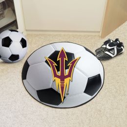 Arizona State University Ball Shaped Area Rugs (Ball Shaped Area Rugs: Soccer Ball)