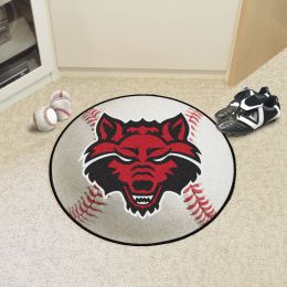 Arkansas State University Ball-Shaped Area Rugs (Ball Shaped Area Rugs: Baseball)