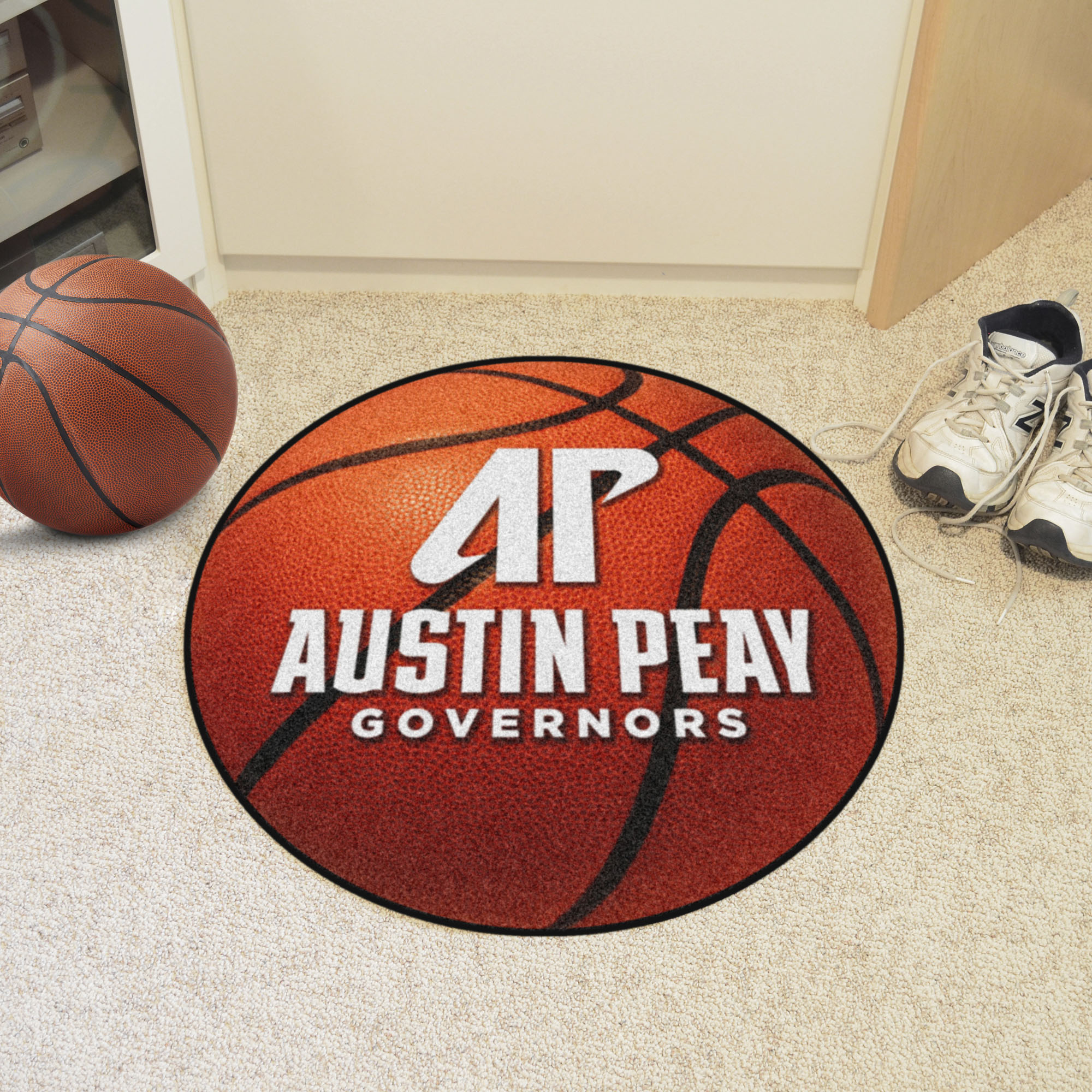 Austin Peay State University Ball-Shaped Area Rugs (Ball Shaped Area Rugs: Basketball)