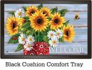 Indoor & Outdoor Bandana Sunflowers MatMates Doormat