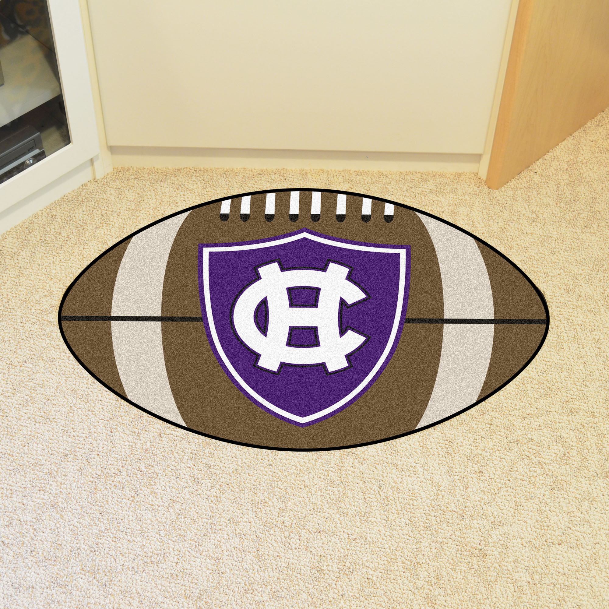 College of the Holy Cross Ball-Shaped Area Rugs (Ball Shaped Area Rugs: Football)