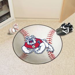 Fresno State Ball Shaped Area Rugs (Ball Shaped Area Rugs: Baseball)