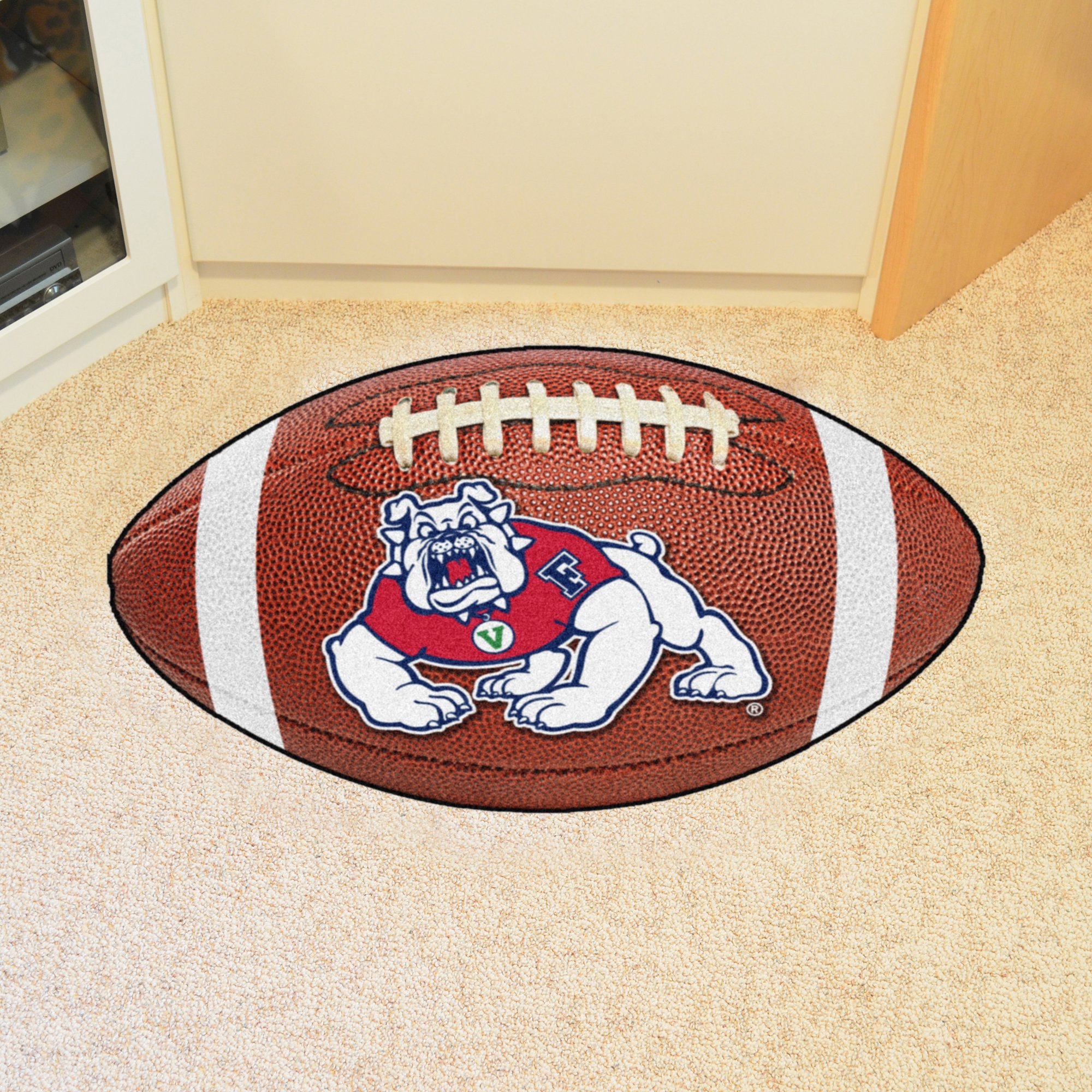 Fresno State Ball Shaped Area Rugs (Ball Shaped Area Rugs: Football)