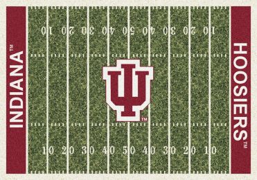 Indiana Hoosiers Logo Home Court or Home Field Area Rug (Field or Court: Home Field)