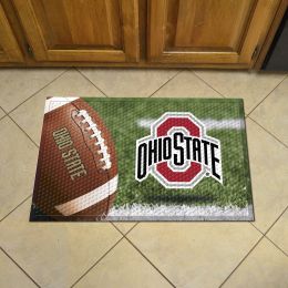 OSU Scrapper Doormat - 19 x 30 rubber (Field & Logo: Field & Logo)