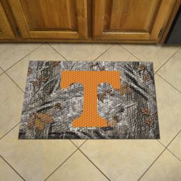 University of Tennessee Scrapper Doormat - 19" x 30" Rubber (Field & Logo: Camo & Logo)