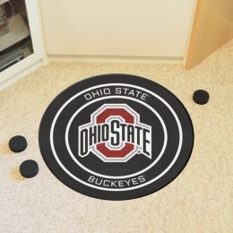 Ohio State University Ball Shaped Area rugs (Ball Shaped Area Rugs: Hockey Puck)
