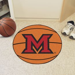 Miami of Ohio University Ball Shaped Area rugs (Ball Shaped Area Rugs: Basketball)