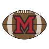 Miami of Ohio University Ball Shaped Area rugs