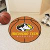 Michigan Technological University Ball Shaped Area rugs