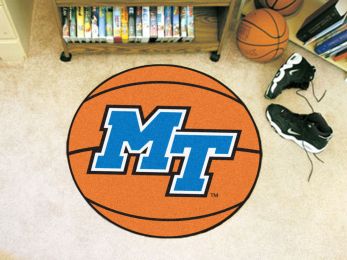 Middle Tennessee State University Ball Shaped Area Rugs (Ball Shaped Area Rugs: Basketball)