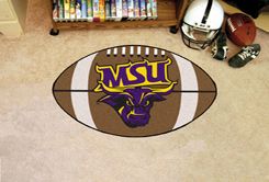 Minnesota State University Mankato Ball Shaped Area Rugs (Ball Shaped Area Rugs: Football)
