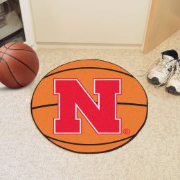 University of Nebraska Cornhuskers Ball Shaped Area Rugs (Ball Shaped Area Rugs: Basketball)