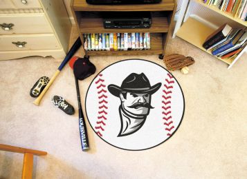 New Mexico State University Ball Shaped Area Rugs (Ball Shaped Area Rugs: Baseball)