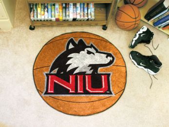 Northern Illinois University Ball Shaped Area Rugs (Ball Shaped Area Rugs: Basketball)