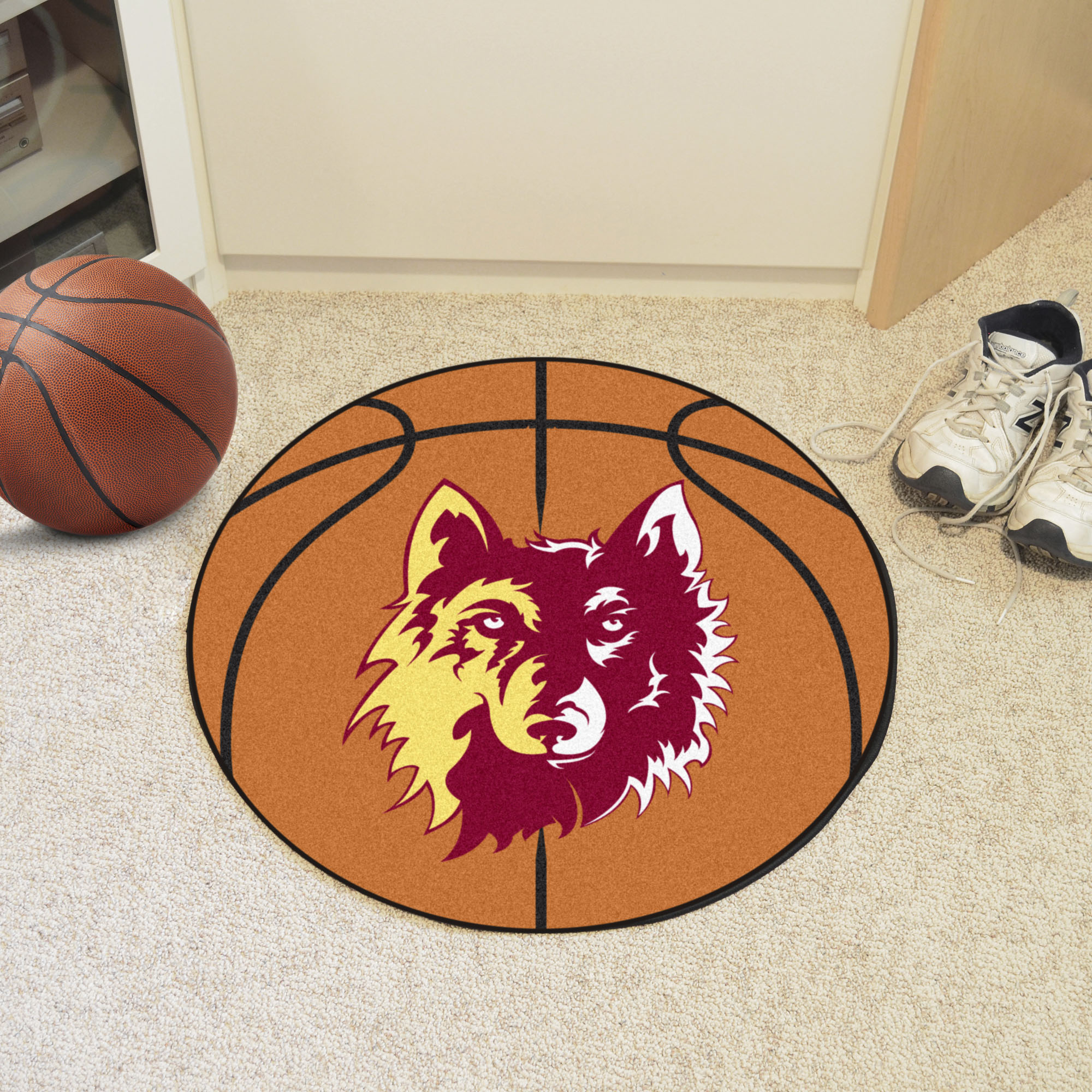 Northern State University Ball Shaped Area Rugs (Ball Shaped Area Rugs: Basketball)