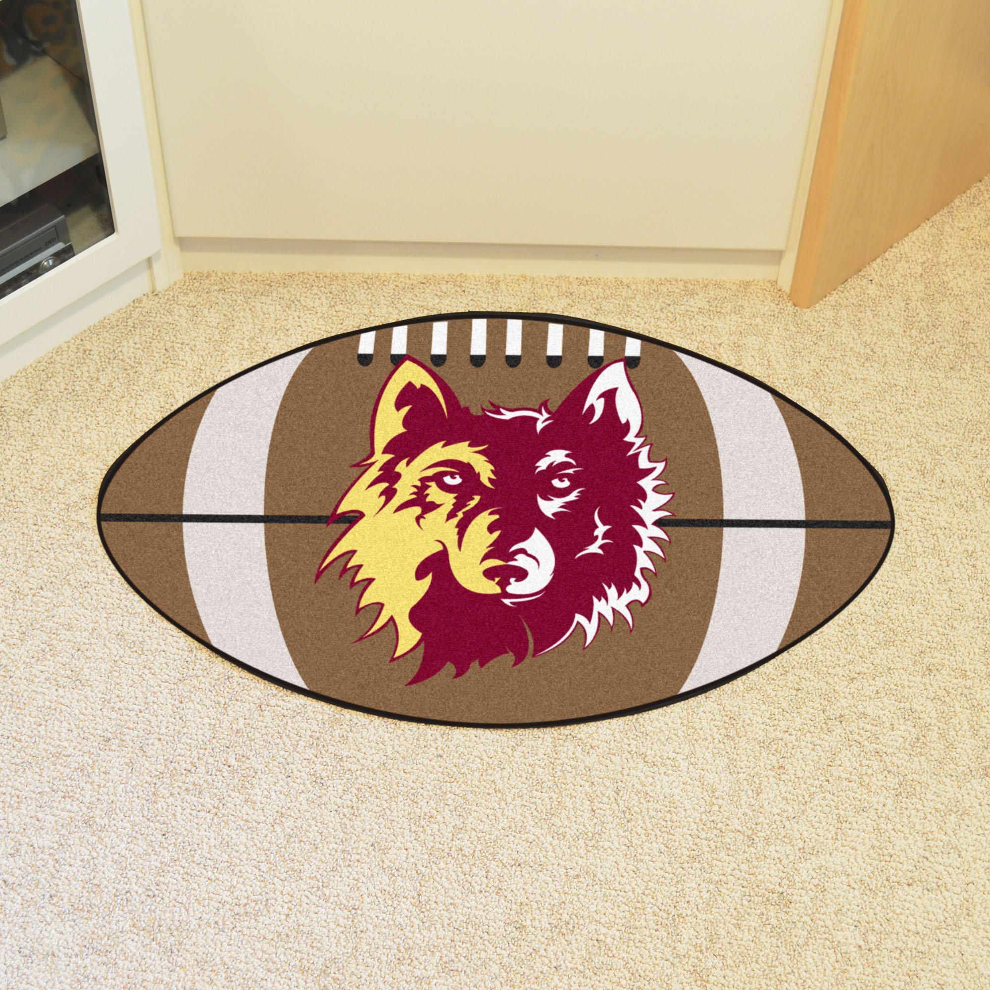 Northern State University Ball Shaped Area Rugs (Ball Shaped Area Rugs: Football)