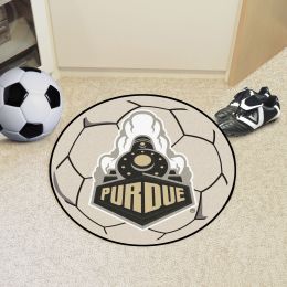 Purdue University Ball Shaped Area rugs (Ball Shaped Area Rugs: Soccer Ball)