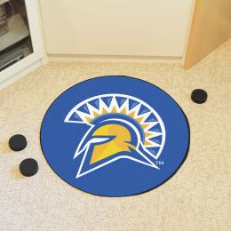 San Jose State University Ball Shaped Area Rugs (Ball Shaped Area Rugs: Hockey Puck)
