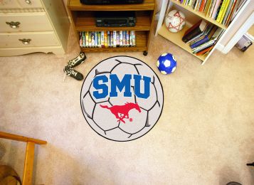 Southern Methodist University Ball-Shaped Area Rugs (Ball Shaped Area Rugs: Soccer Ball)