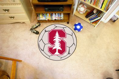 Stanford University Ball Shaped Area Rugs (Ball Shaped Area Rugs: Soccer Ball)