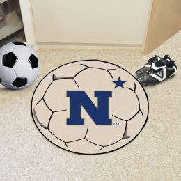 United States Naval Academy Ball Shaped Area rugs (Ball Shaped Area Rugs: Soccer Ball)