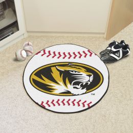 University of Missouri Ball Shaped Area Rugs (Ball Shaped Area Rugs: Baseball)