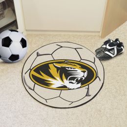 University of Missouri Ball Shaped Area Rugs (Ball Shaped Area Rugs: Soccer Ball)