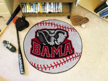 University of Alabama Ball Shaped Area Rugs (Ball Shaped Area Rugs: Baseball)