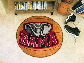 University of Alabama Ball Shaped Area Rugs (Ball Shaped Area Rugs: Basketball)
