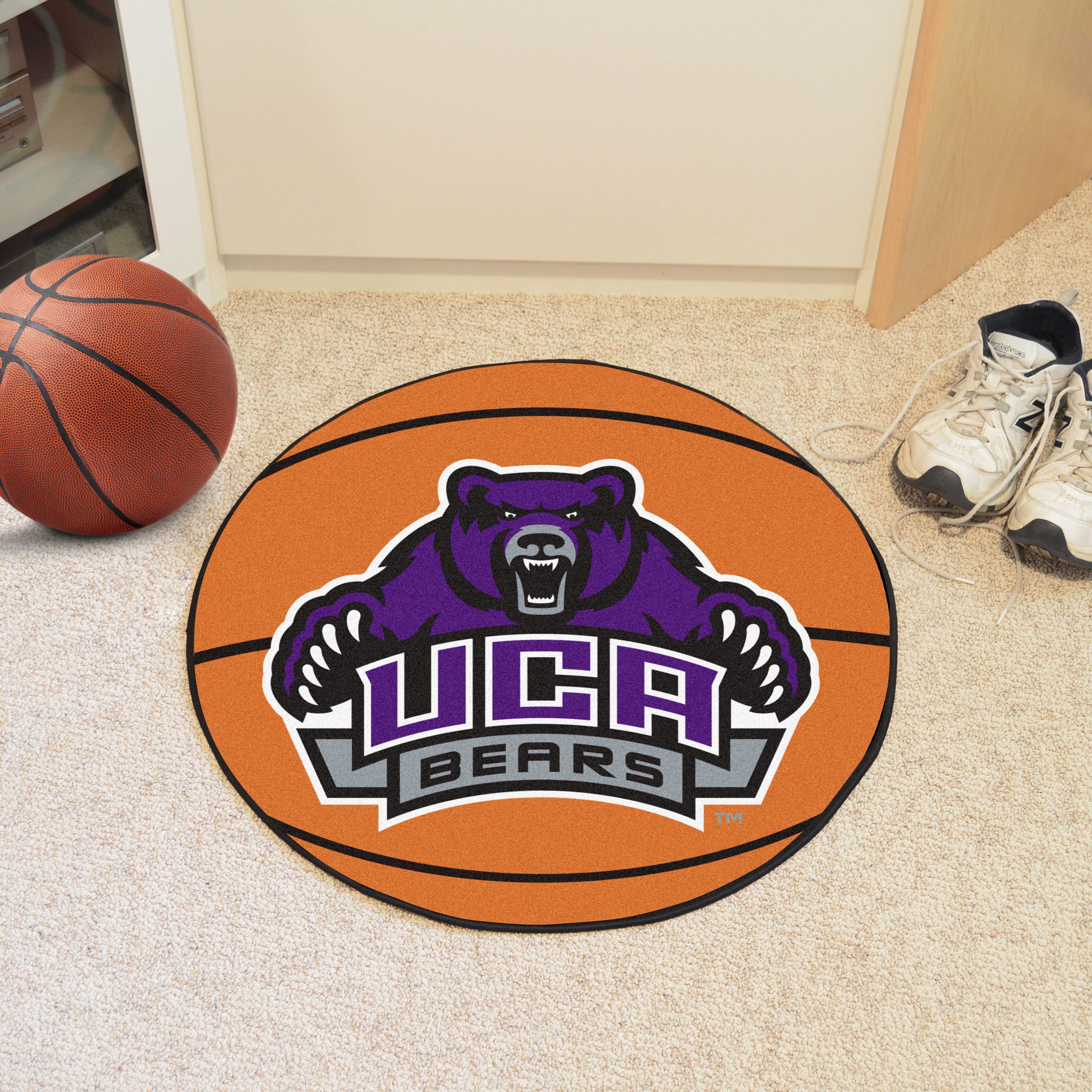 University of Central Arkansas Bears Ball Shaped Area Rugs (Ball Shaped Area Rugs: Basketball)